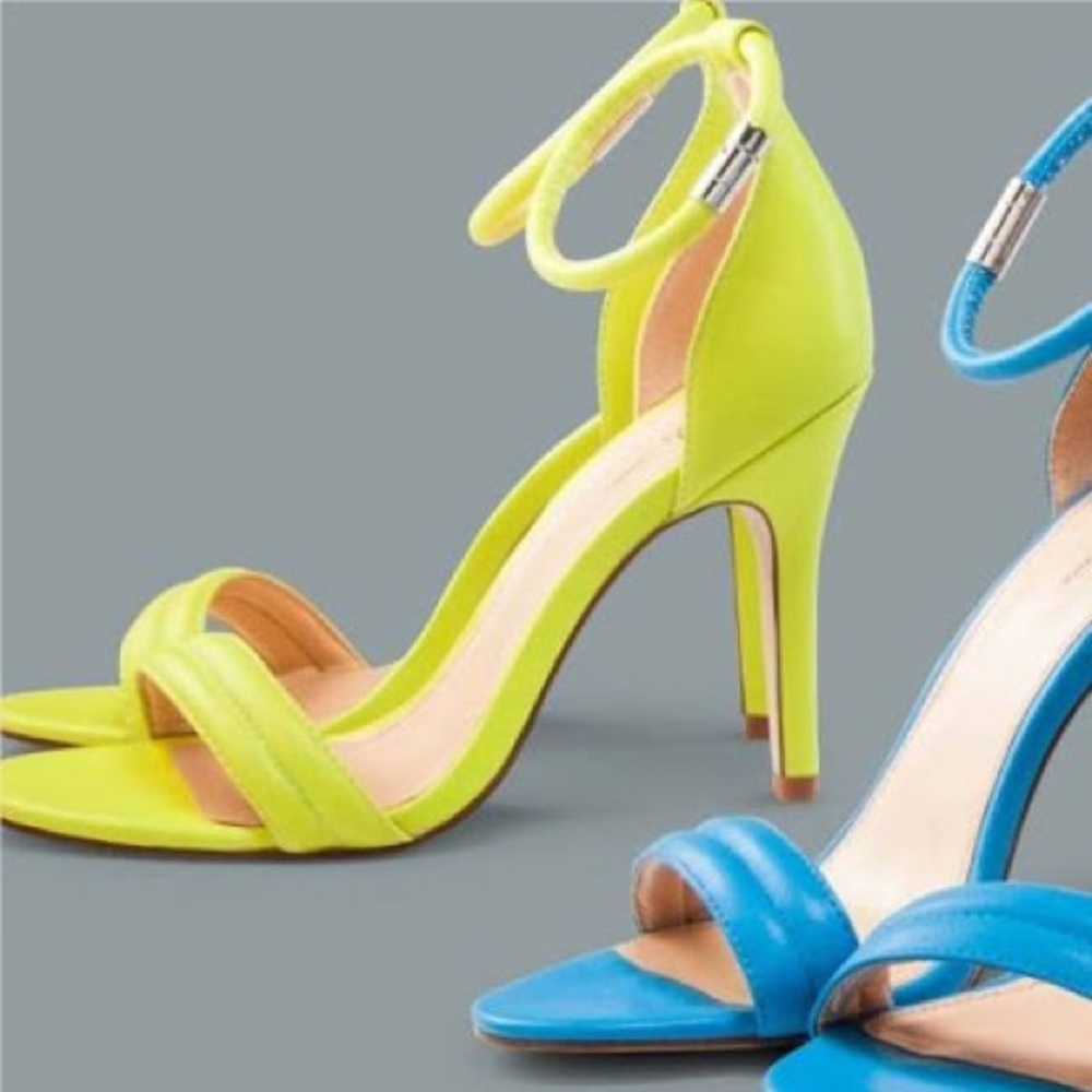 Prabal gurung for target yellow strap heels
